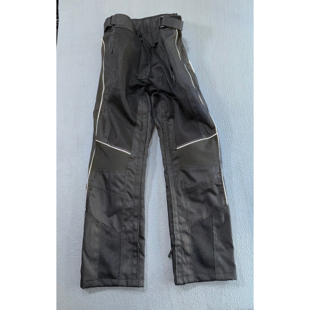 Wicked Stock Summer Mesh Armored Motorcycle Riding Pants Black Small Short - Picture 3 of 6